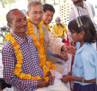 Ramjiyavan Patel at ceremony