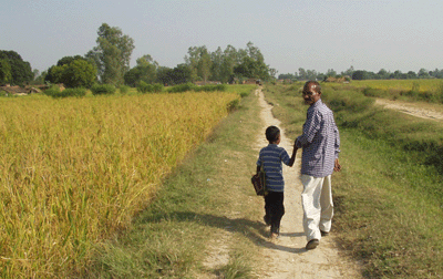 Ramjiyavan Patel and child